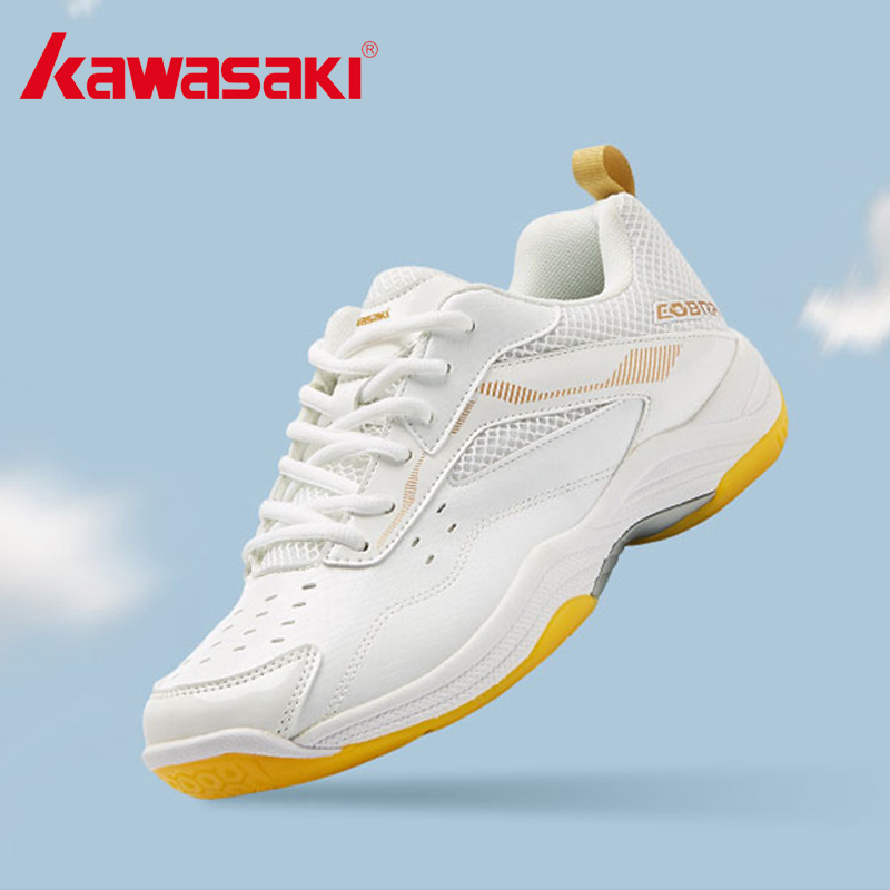 Badminton Footwork - คาวาซากิบุรุษรองเท้าแบดมินตันรองเท้ากีฬามืออาชีพสําหรับผู้หญิงระบายอากาศในร่มรองเท้าผ้าใบศาลK-086