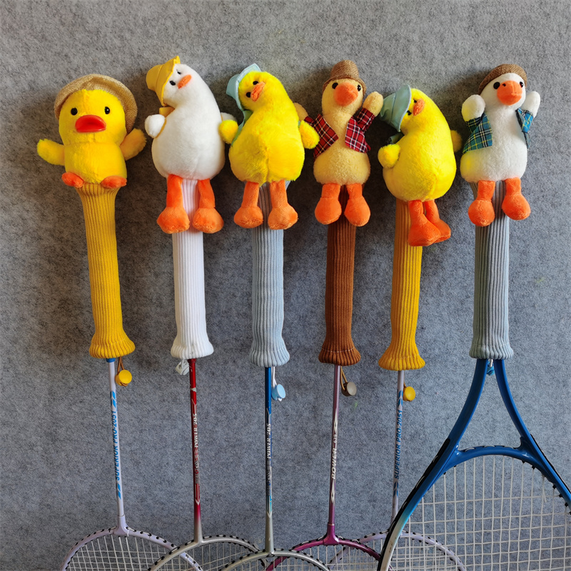 Badminton Anime - เป็ดแบดมินตันแร็กเก็ตฝาครอบการ์ตูน Grip Protectors Handcraft ของขวัญ