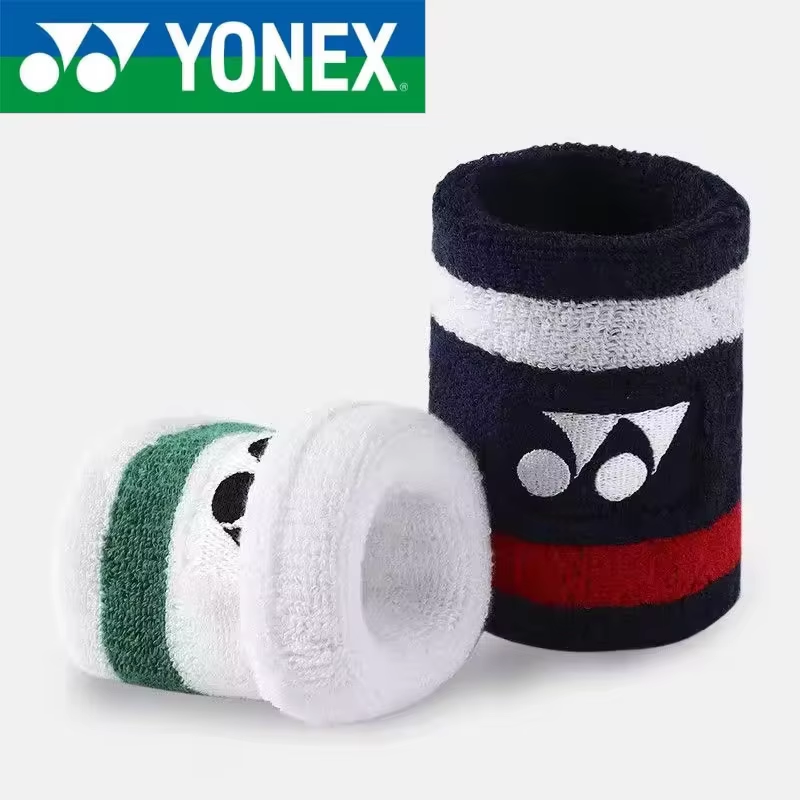 Badminton Yonex Original - YONEX สายรัดข้อมือเทนนิสแบดมินตันคลาสสิครุ่นครบรอบ 75 ปีกีฬาดูดซับเหงื่อฟิตเนสป้องกันการแพลงข้อมือหนาป้องกันข้อมือ