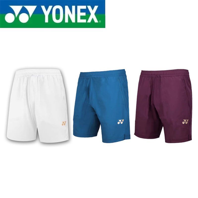 Badminton Yonex Original - กางเกงขาสั้นสำหรับเล่นแบดมินตันคุณภาพสูงจาก YONEX สำหรับผู้ชายและผู้หญิง แห้งเร็ว ระบายอากาศได้ดี เหมาะสำหรับใช้ในการแข่งขันและฝึกซ้อมเทนนิส