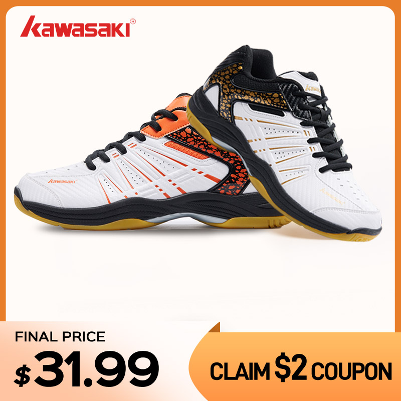 Badminton Footwork - รองเท้าแบดมินตันคาวาซากิBreathable Anti-ลื่นกีฬารองเท้าเทนนิสสําหรับผู้ชายผู้หญิงรองเท้าผ้าใบK-063