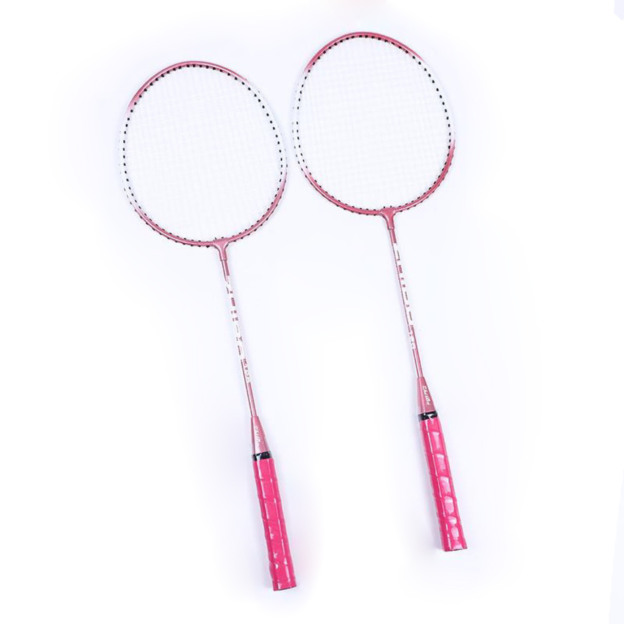 ไม้แบดมินตันสีชมพูแท้พร้อมโครง - Badminton Background บทวิจารณ์และราคา